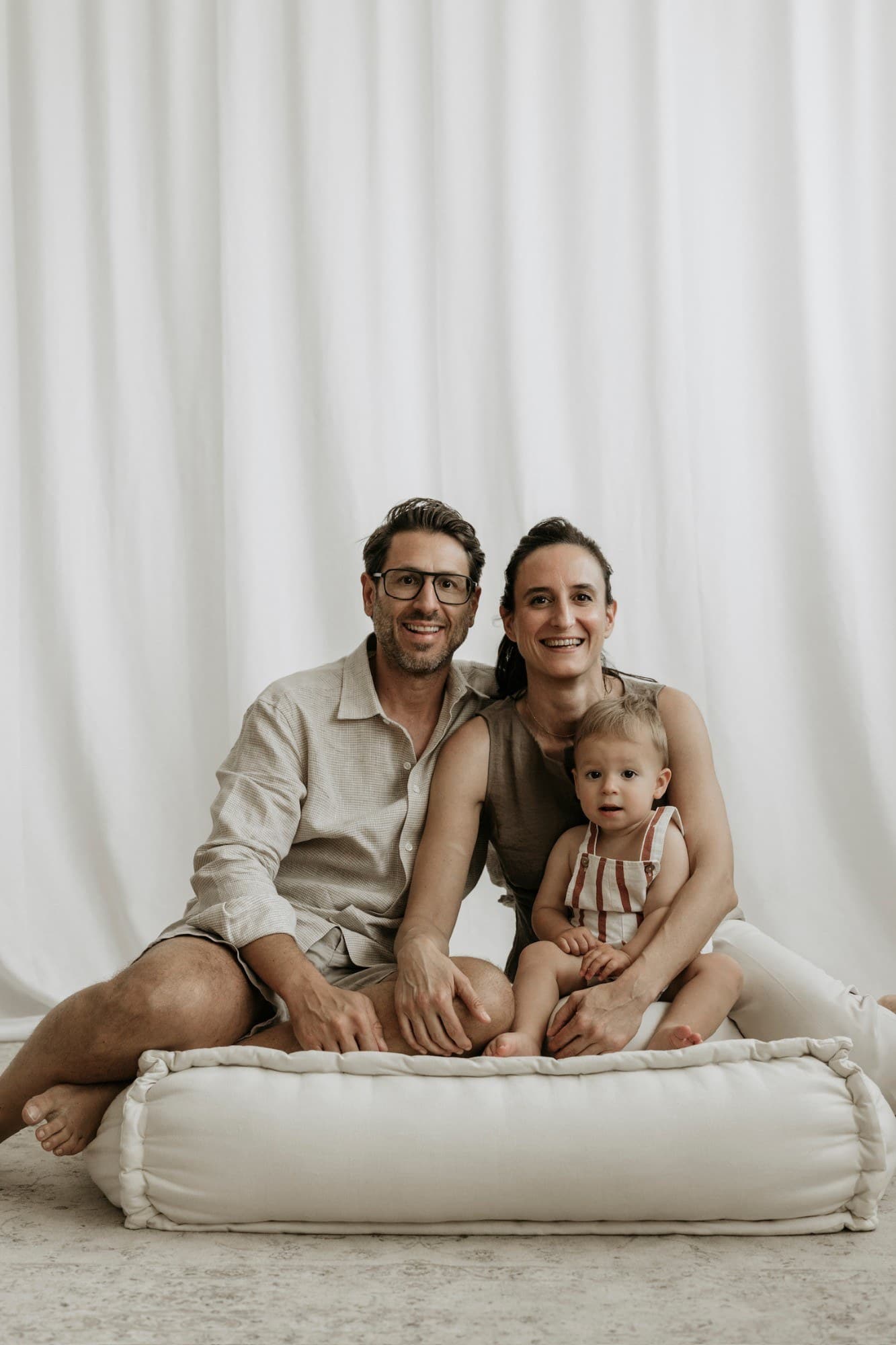 Florian Settele mit seiner Familie auf Mallorca